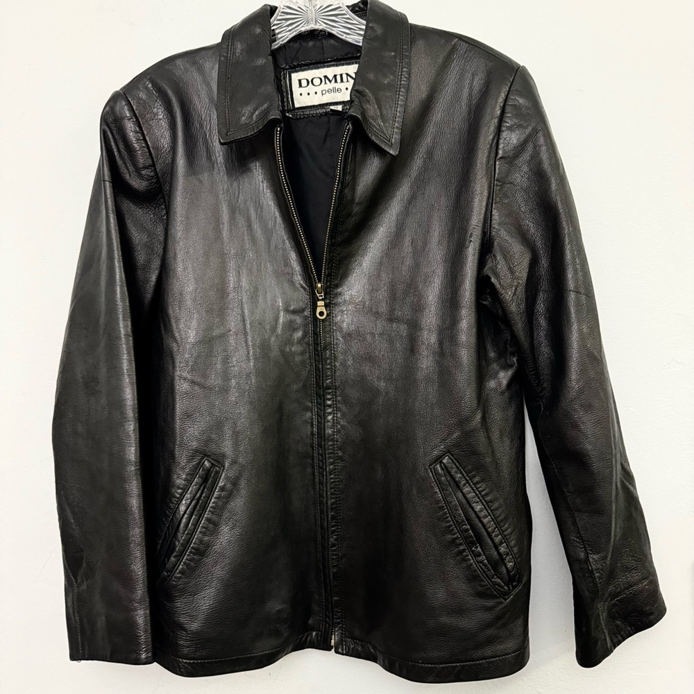 Domini Pelle  Vintage Women’s Leather Jacket Medium